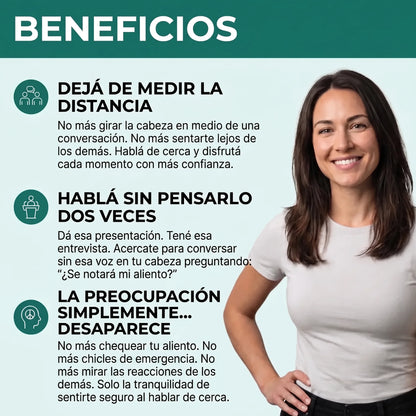 Fórmula 3 en 1 para el mal aliento (intestino · boca · hígado)