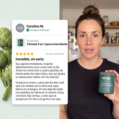Fórmula 3 en 1 para el mal aliento (intestino · boca · hígado)